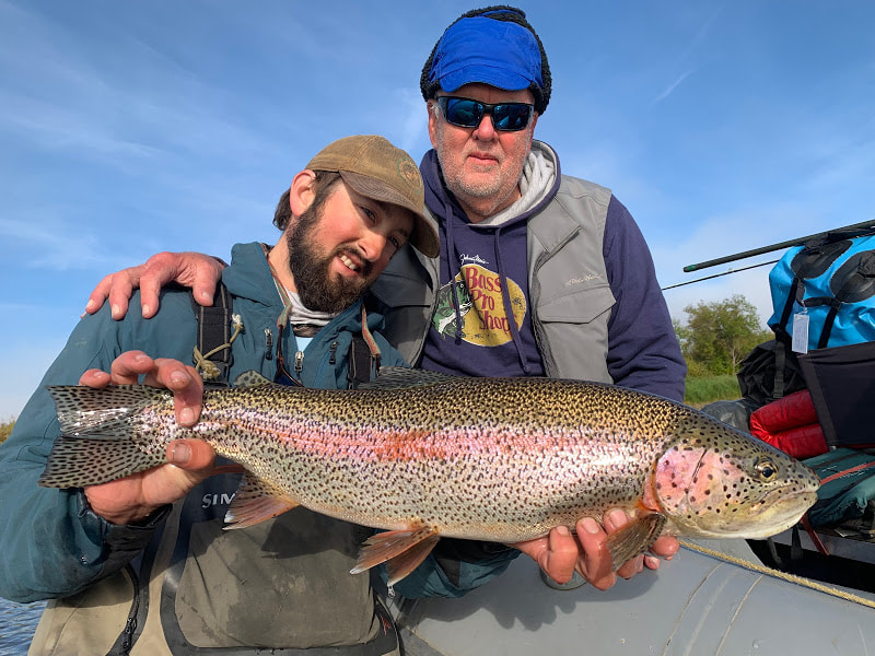 Spots on a Kanektok River Rainbow Trout